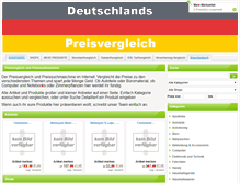 Tablet Screenshot of preise-vergleichen-geld-sparen.de